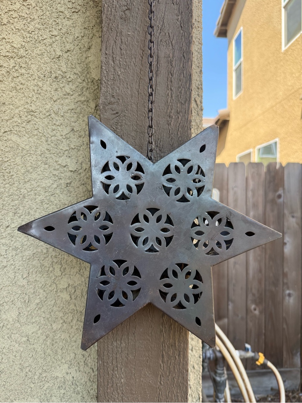 Boho Star Hanging Multicolored Glass Hippie Bohemian